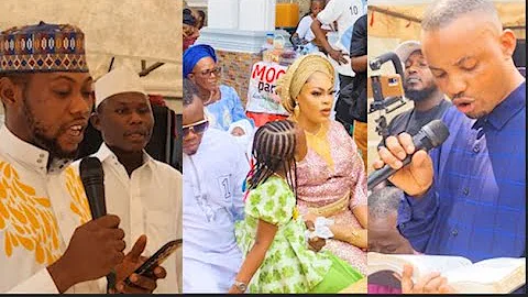 See What Happened When Shola Kosoko and Her Husband Hold Both a Muslim and Christian Naming Ceremony