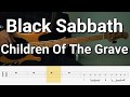 Black sabbath  children of the grave bass cover tabs