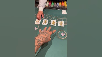 I just split 4 tens at the blackjack table.. #casino #gamble #roulette #blackjack #slots #funny