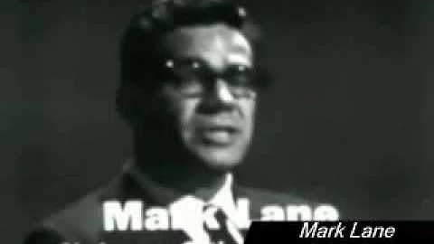 Mark Lane interview after the publication of the W...