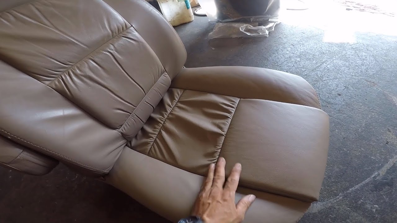 How to make Wrinkle in a seat insert Seat cover repair. YouTube