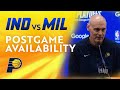 Indiana pacers postgame media availability vs milwaukee bucks game 4  april 28 2024