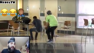 Ultimate "Chair Pulling" Pranks Compilation - Funniest Public Pranks 2017 |REACTION!!|