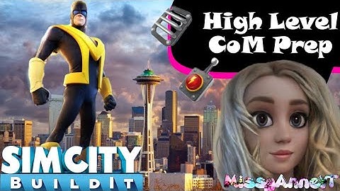 SimCity Buildit High Level Com Prep & Epic Tips