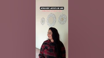 Introvert Artists Be Like 😂 | Relatable Artist Humor #shorts