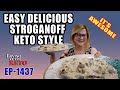 Easy delicious beef stroganoff keto style beefstroganoff keto weightloss