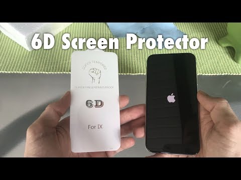 6D Screen Protector For iPhone X (compared with 5D)