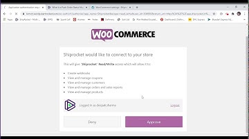 WooCommerce Integration | Integrate WooCommerce Account With Shiprocket Panel