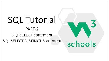 W3Schools SQL Tutorial | W3Schools SQL Full Course | W3Schools SQL | SQL W3Schools