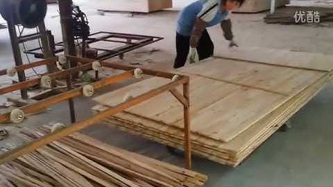 China Simi automatic blcok board composer machine by wood block or wood bar