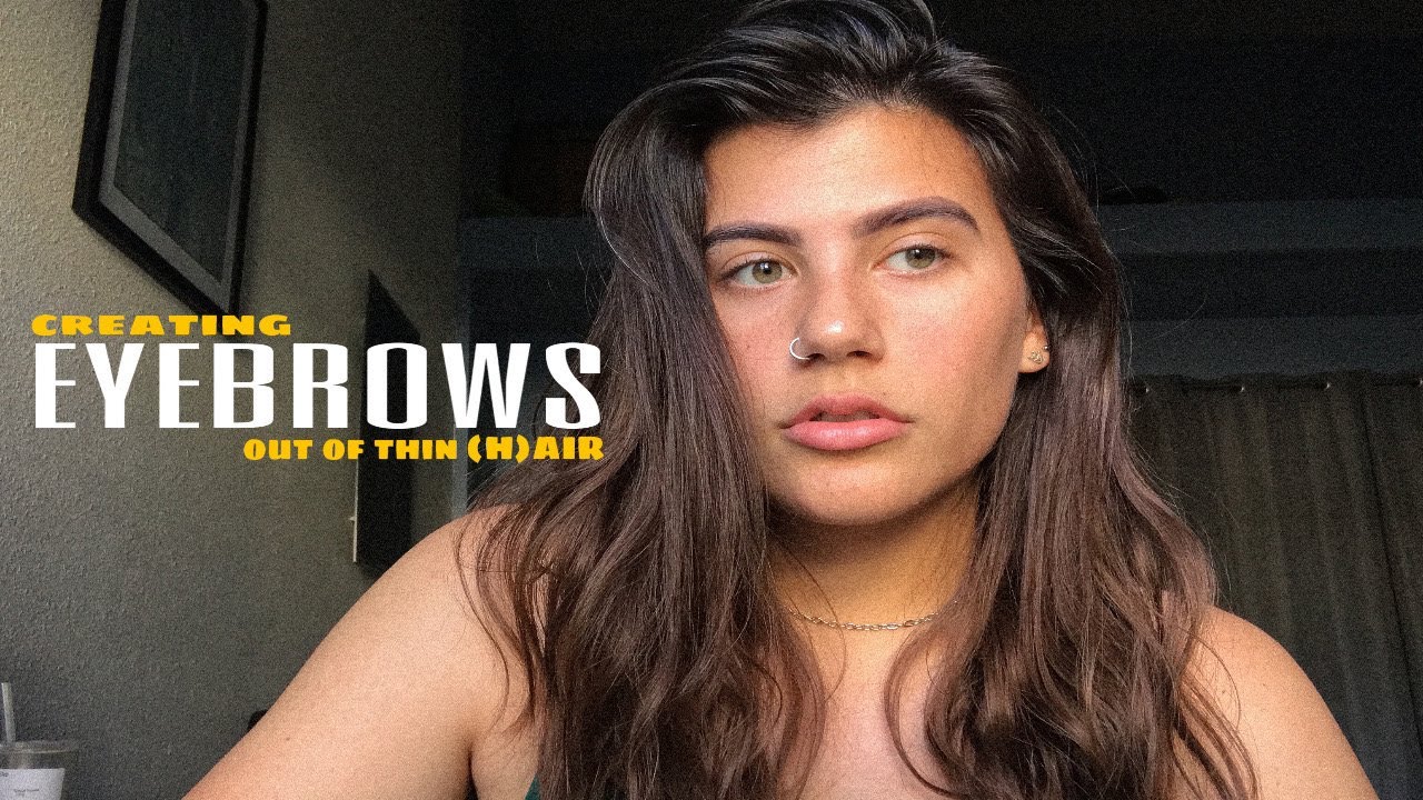 Using Just For Men To Dye My Eyebrows / How To Grow Your Eyebrows - YouTube