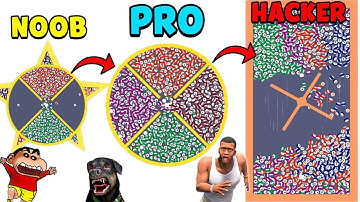 SHINCHAN CLONE 10000000+ BALLS AND MAKE GOD LEVEL BALL WITH FRANKLIN AND CHOP |NOOB VS PRO VS HACKER