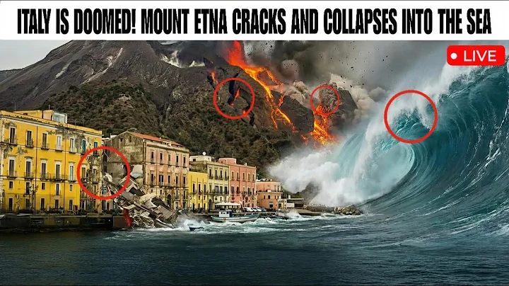 1 Minutes Ago!! Mount Etna Crack and Collapse in to The sea ! A Huge Tsunami is likely to occur