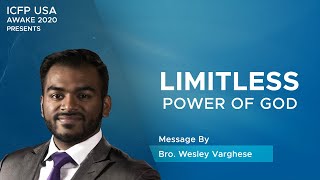 ICPF | Limitless Power of God Devotional | Bro. Wesley Varghese