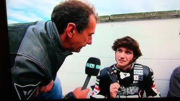 Guy Martin gets sidetracked in interview (Spatchcock)