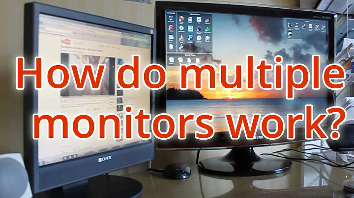 How do dual monitors work?