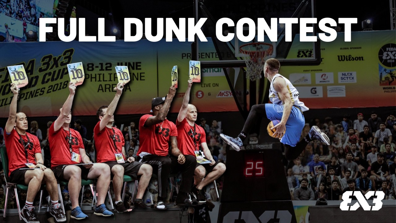 David Carlos 🇵🇭 🆚 Smoove 🇺🇦 🆚 Miller 🇺🇦 🆚 Guy Dupuy 🇫🇷 FULL Dunk Contest | FIBA 3x3 World Cup 2018 🍿