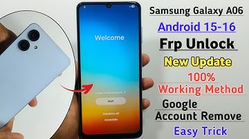 Samsung A06 Frp Bypass 2025 Android 15-16 || Samsung A06 Google Account Bypass