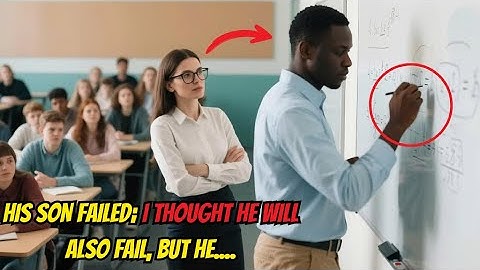 Harvard Professor Challenged a Black DAD—Then He Solved an Impossible Equation and Professor SHOCKED