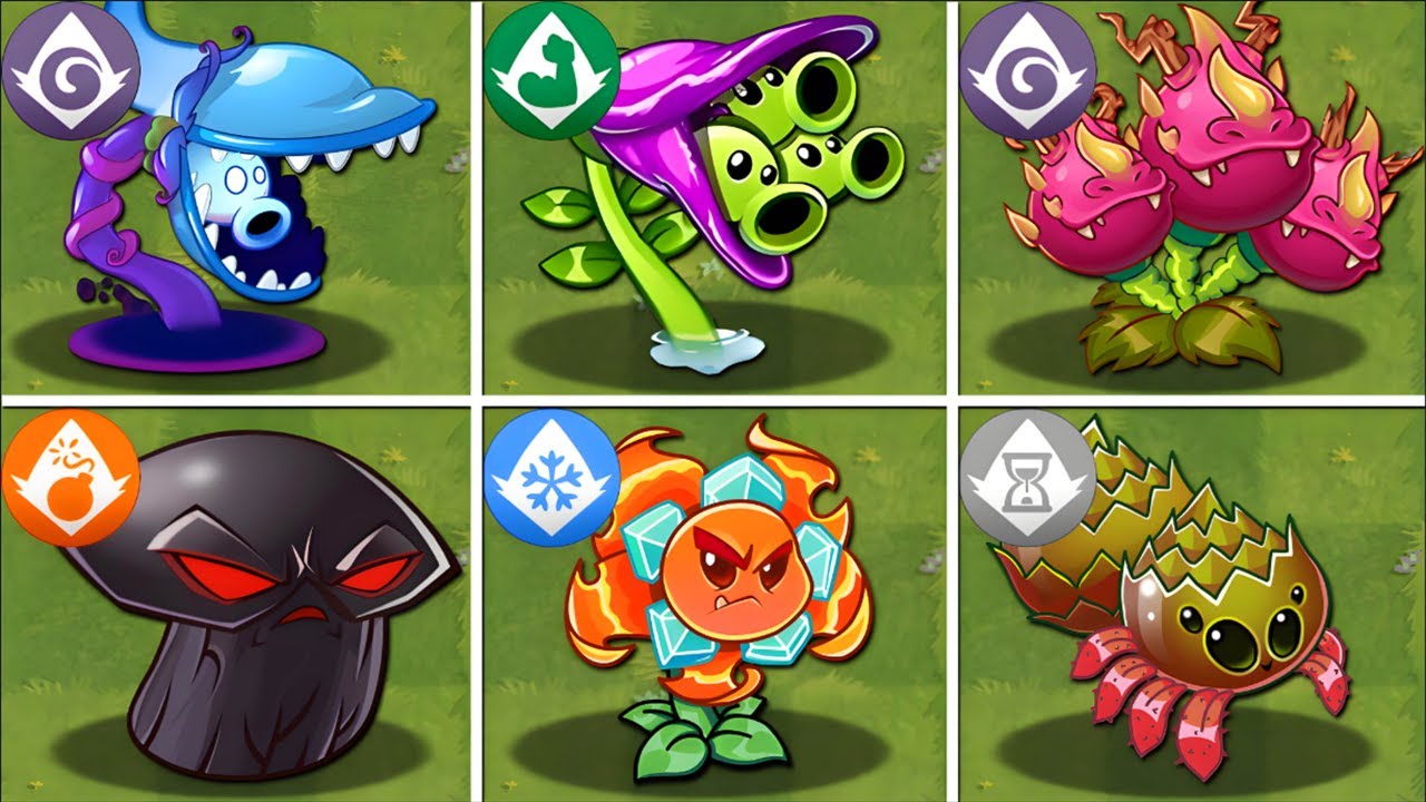 PvZ 2 NEW Plants - All Premium Plants Power-Up vs PvZ 2 All Final