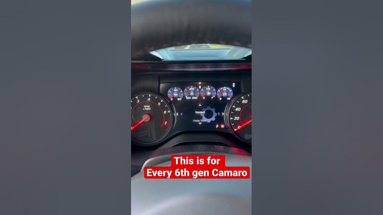 Conversion Complete - RS Standard Display Cluster to SS Enhanced Display  Cluster!! - CAMARO6