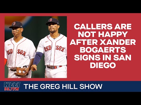 Callers go off on the Red Sox for letting Xander Bogaerts walk | The Greg Hill Show