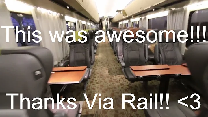 Via Rail 150 Business Class!! Montreal to Toronto
