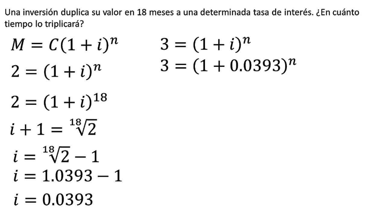 Interés compuesto | Tiempo | Ejemplo 4 - YouTube