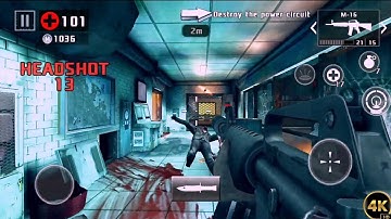 Dead Trigger 2-GamePlay Part 47- South America Campaign Mission 4-Isotope in the House-(IOS,Android)