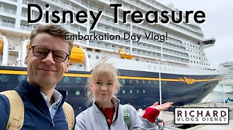 Disney Cruise Line Vlog 2025 - Episode 2 - Disney Treasure - Embarkation Day and Stateroom Tour