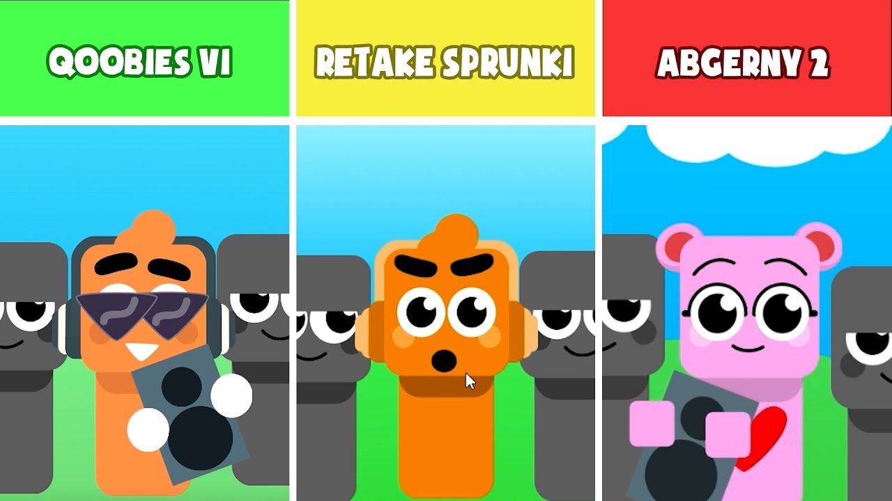 Incredibox: Qoobies VI Vs Retake Vs Abgerny 2 | Special Version!!!