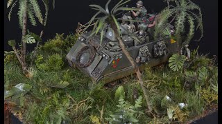 Vietnam War - Jungle Ambush - Diorama 1/72