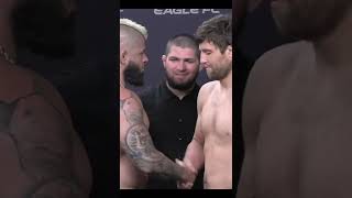 Khabib Nurmagomedov Laughs During Intense Faceoff Between Gabriel Checco Andrew Sanchez 