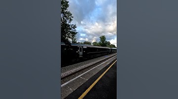 GWR Class 802113 blast pass Bruton. Three units have graffiti on. #train #trainfans #railway