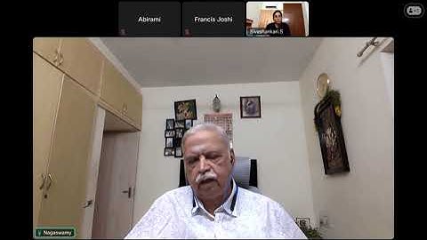 27 MAR 2025 - SIMULATION IN ANESTHESIA - DR SIVASANKARI WITH PROFESSOR V NAGASWAMY