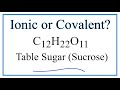 Understanding Sucrose and Chemical Bonds