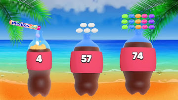 Mentos Cola 3D Game | All Levels Android Walkthrough Gameplay | mentos vs coca cola (Level 18 - 22)