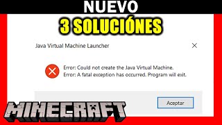 ✅ ERROR Could Not Create the JAVA VIRTUAL MACHINE ... 