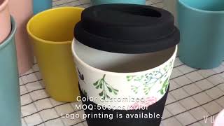 Eco-friendly FDA free Bamboo fiber coffee cup
