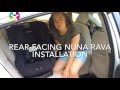 Nuna Rava || Rear-facing Seat Belt Installation