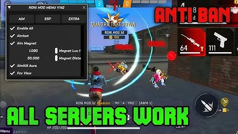 RONI MOD MENU V142 🌎|| OB51 FF | FREE FIRE NEW MOD MENU || FF CONFIG- RONI MOD MENU-ANTI BAN 💯