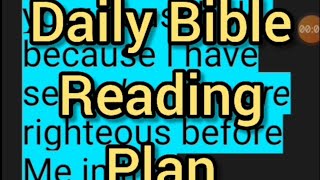 BLB Daily Bible Reading Plan tutorial