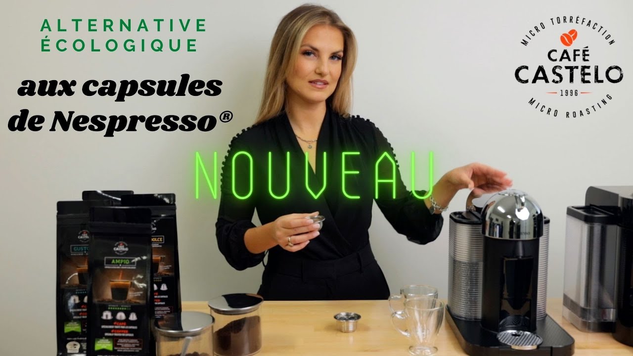 Innovation - Café traité pour capsule réutilisable ( Nespresso® Originale  et Vertuoline ) 