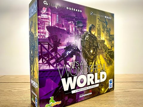 Unboxing & Setup dell'espansione It's a Wonderful World: Corruzione & Ascesa di Studio Supernova