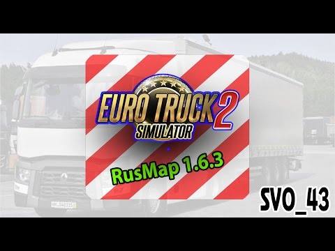 Зима, RusMap, Renault T, Euro Truck Simulator 2 (Запись От 22.11.