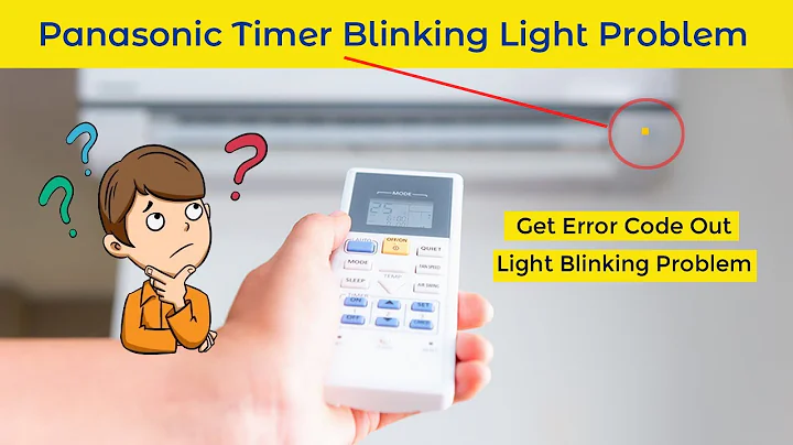 Learn How to Solve Panasonic AC Timer Light Blinking Problem