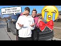 CRASHING MY FIANCES CAR THEN BUYING HIM A NEW ONE!! *CUTE REACTION*