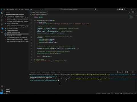 Python Password Generator
