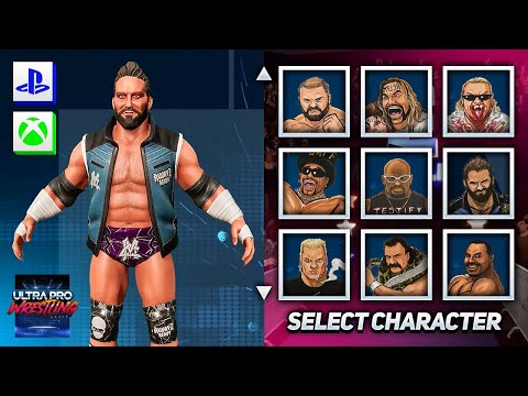 Ultra Pro Wrestling Full Roster and DLCs | Including Legends and Indy-Stars