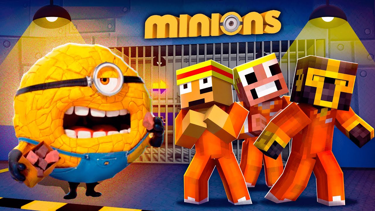 ESCAPA DE LA PRISIÓN DE LOS MINIONS EN MINECRAFT 😱